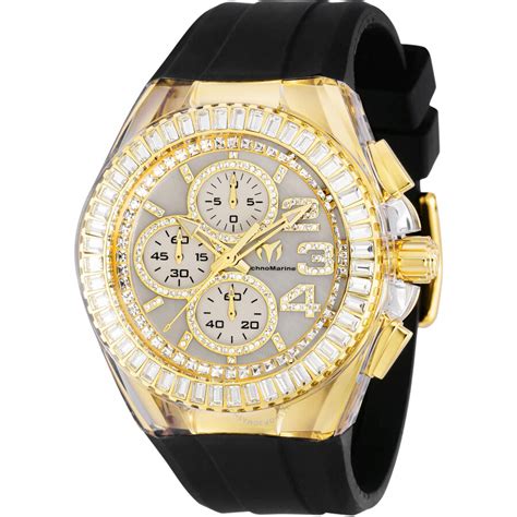 Technomarine Cruise Chronograph Quartz Crystal White Dial Men's Watch 